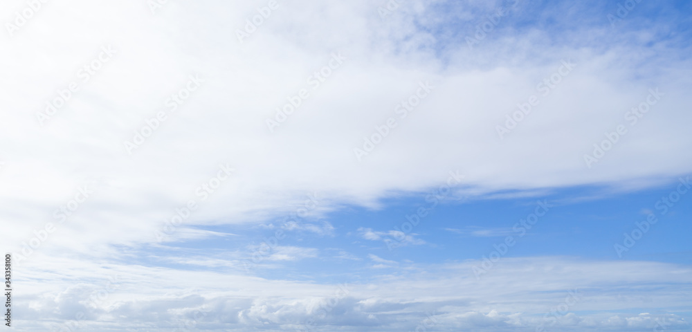 Clouds in blue sky at daytime