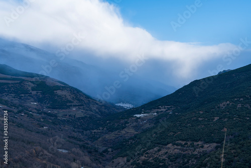 Mountainous landscape in the Alpujarra (Spain)