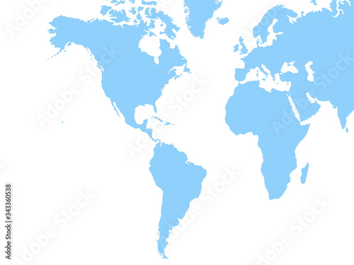 世界地図 日本地図 白バック 南北アメリカ ヨーロッパ ビジネスイメージ 地図