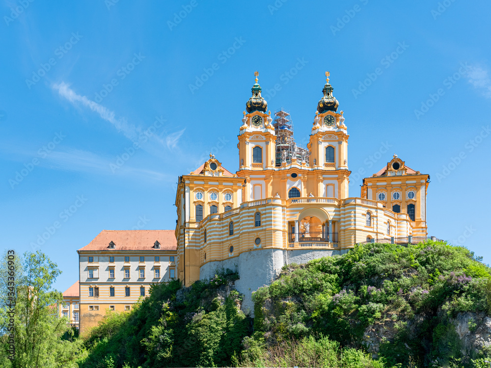 Melk Abbey in Wachau, Lower Austria