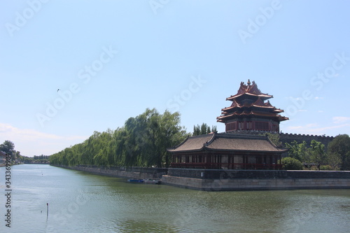 Canvas Print forbidden city beijing china