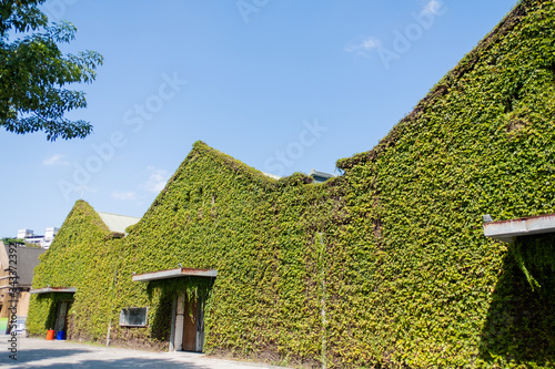 The architecture of Huashan 1914 Creative Park  in Taipei, Taiwan photo