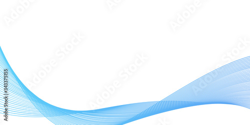 abstract blue wavy lines background