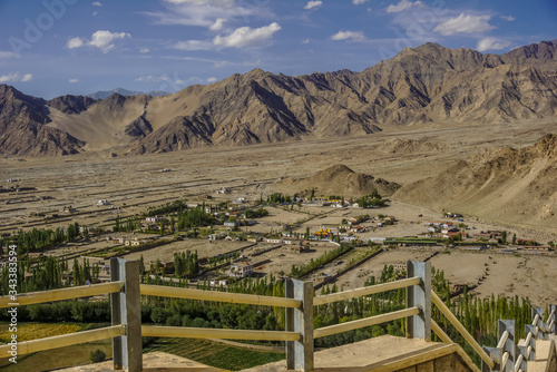 Ladakh Landscape with mountains and blue sky 1