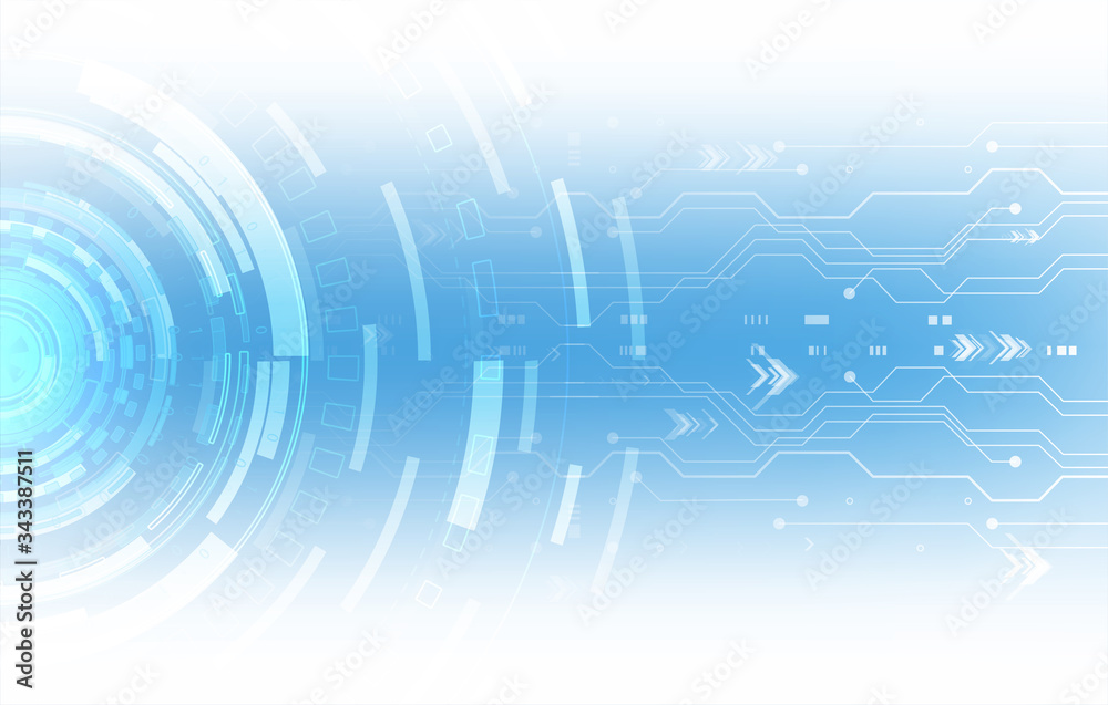 Fototapeta premium Abstract hi tech technology background