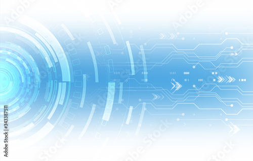 Abstract hi tech technology background