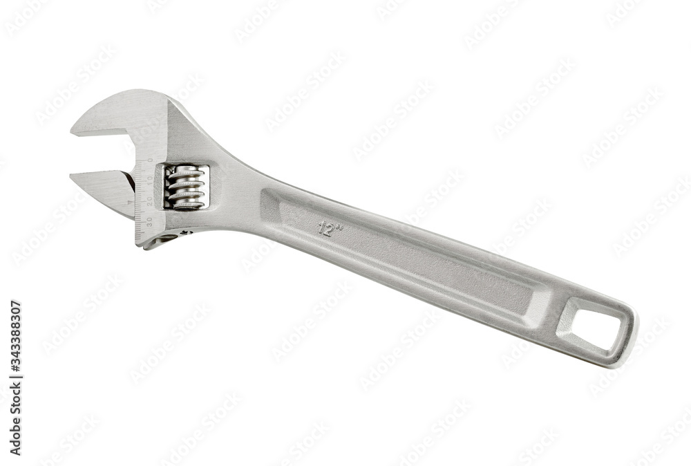 Swedish wrench tool isolated on white Swedish wrench tool isolated on white