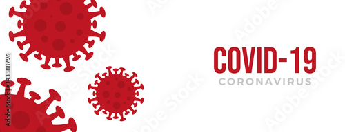 abstract red corona virus disease background design . flat and modern design concept