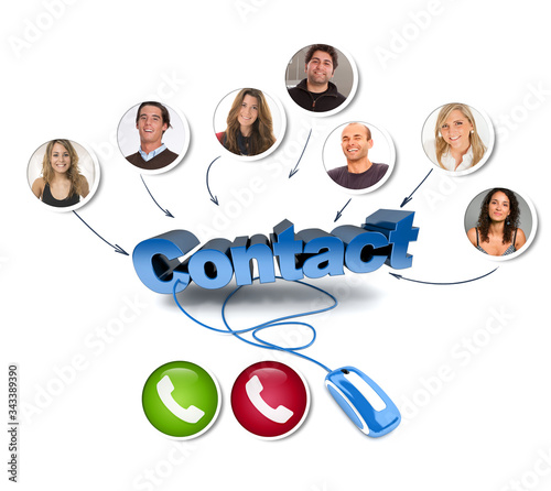 Virtual friends contact