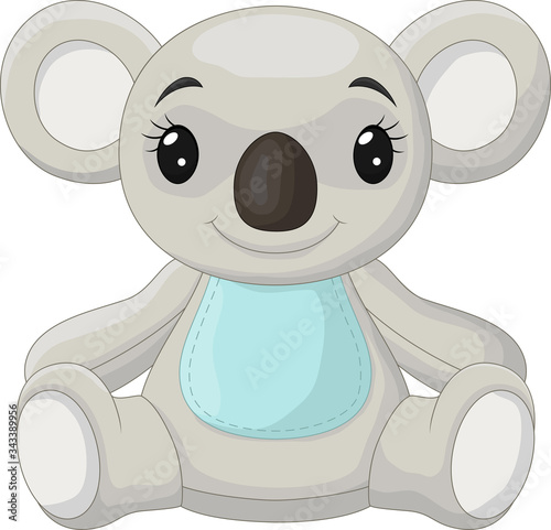 Cute little koala bear sitting