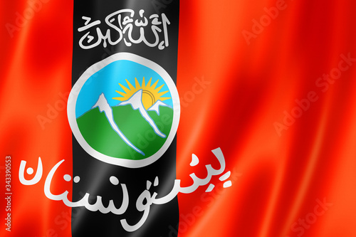 Pashtuns ethnic flag, Afghanistan and Pakistan photo