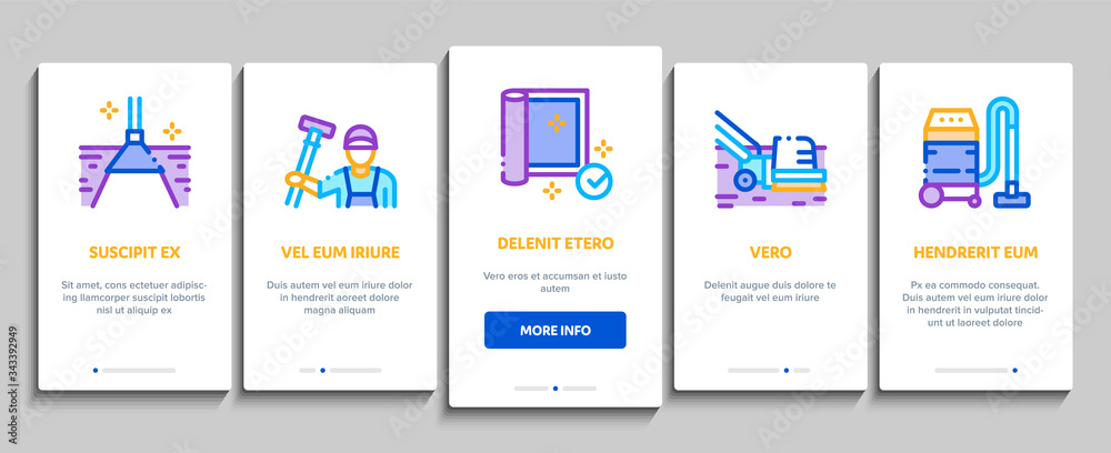 Carpet Cleaning Washing Service Onboarding Mobile App Page Screen Vector. Dusty And Dirty Carpet And Floor Vacuum Cleaner Equipment, Brush And Broom Color Contour Illustrations Carpet Cleaning Washing Service Onboarding Mobile App Page Screen Vector. Dusty And Dirty Carpet And Floor Vacuum Cleaner Equipment, Brush And Broom Color Contour Illustrations
