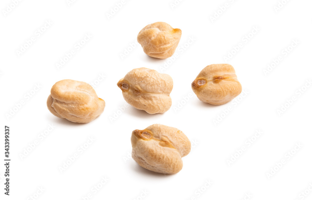 chickpeas isolated