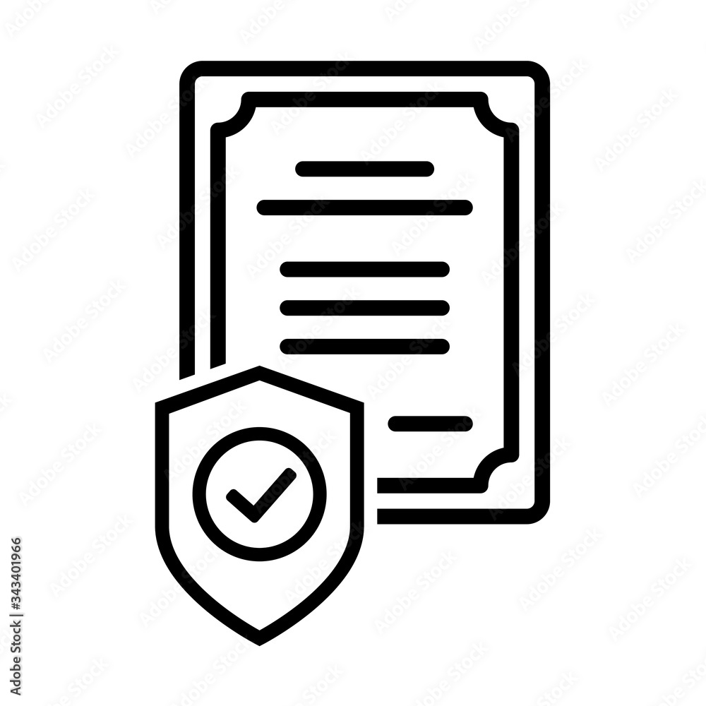 Contract Coverage vector icon. secure contract illustration sign. safe deal symbol. Contract Coverage vector icon. secure contract illustration sign. safe deal symbol.