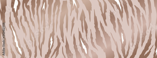 Luxury animal skin background, Pink zebra skin pattern, pink tiger background vector illustration.