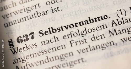 Selbstvornahme in § 637 BGB