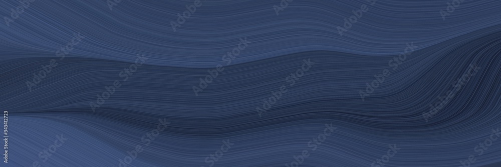 elegant dynamic cover design with dark slate gray, dark slate blue and very dark blue colors. fluid curved flowing waves and curves