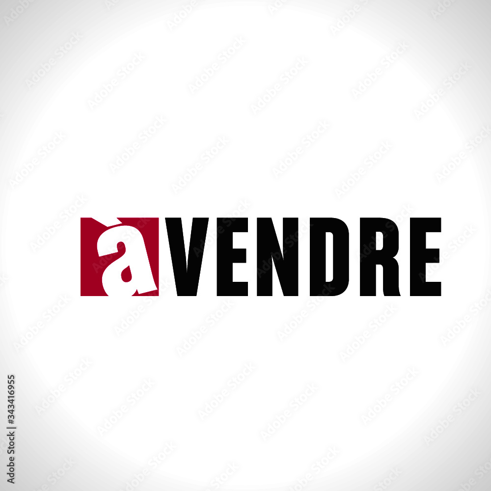 Fototapeta premium affiche- bannière à vendre