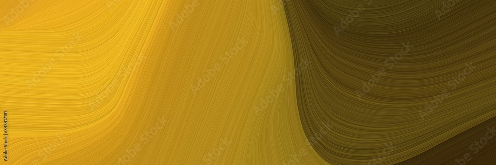 elegant moving horizontal banner with golden rod, dark golden rod and chocolate colors. fluid curved flowing waves and curves elegant moving horizontal banner with golden rod, dark golden rod and chocolate colors. fluid curved flowing waves and curves