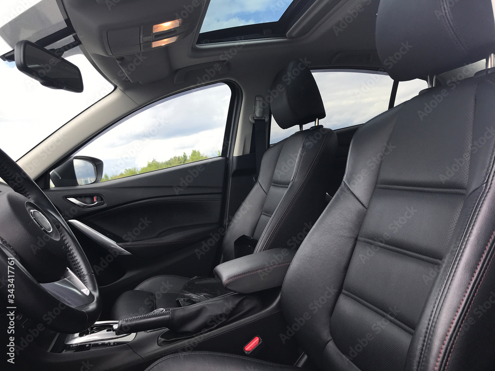 Empty car interior