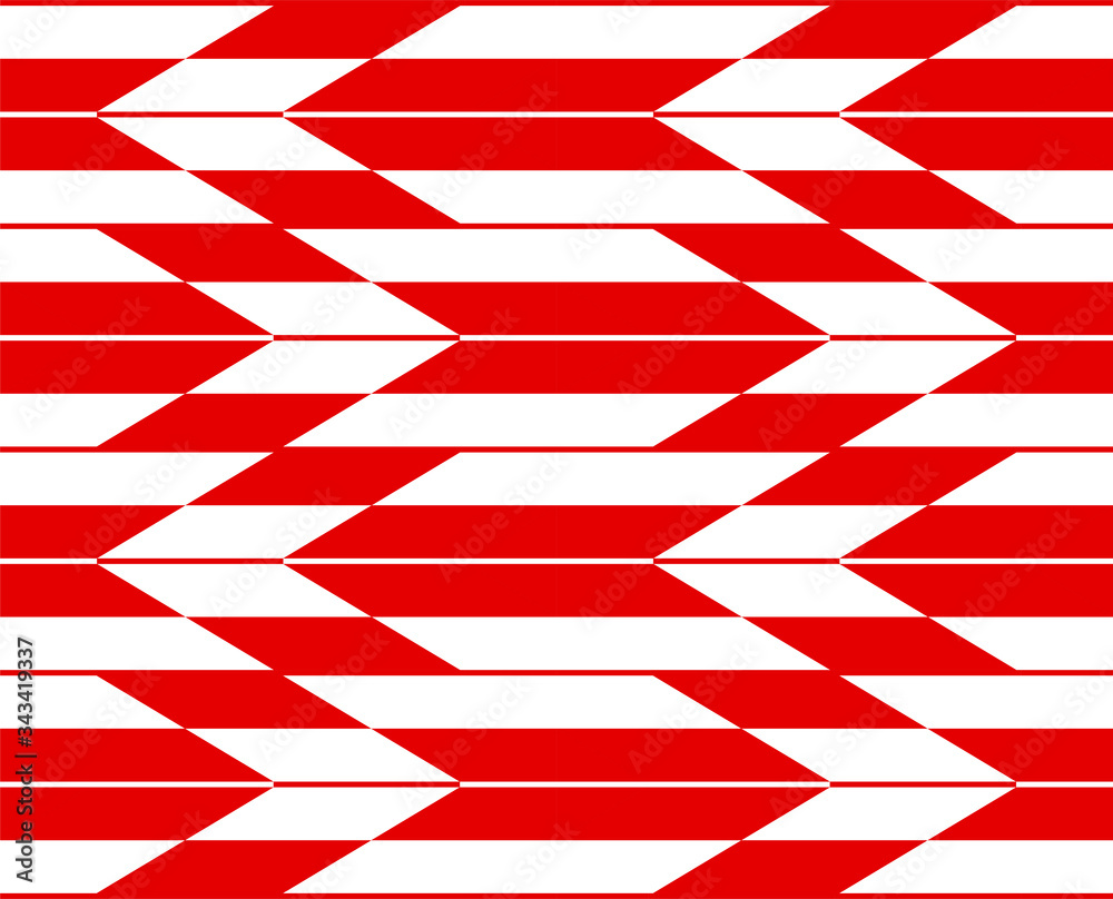Red Seamless Japanese pattern representing arrows Red Seamless Japanese pattern representing arrows