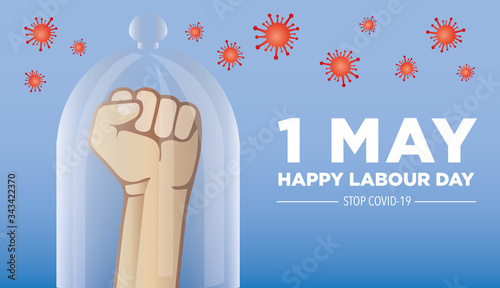 1 May Labour Day Coronavirus Pandemie Stop Covid-19