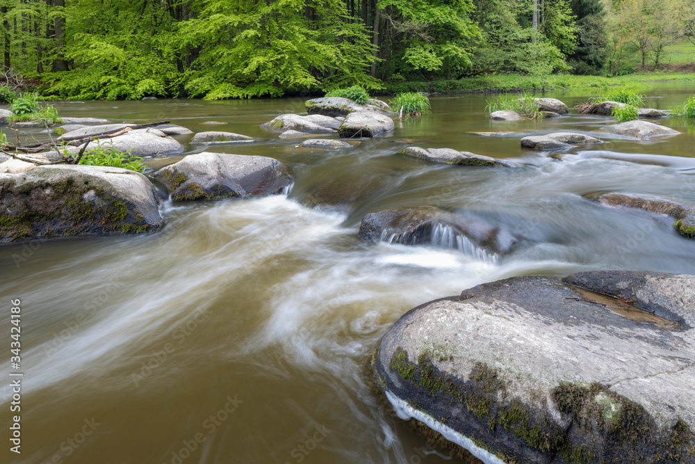 river Sazava near Smrcna, Czech Republic river Sazava near Smrcna, Czech Republic