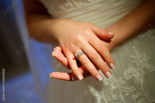 The bride s hands
