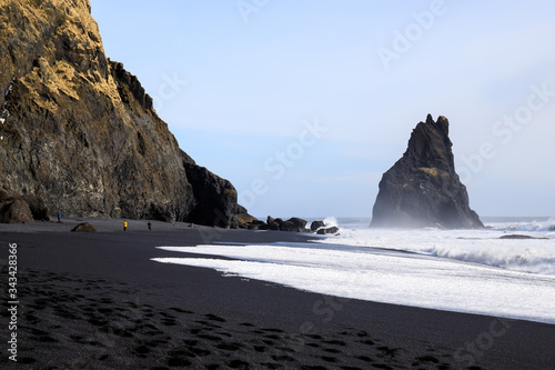 Reynisfjara beach - spiaggia nera in Islanda 