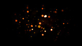 Gold abstract bokeh background.real backlit dust particles.