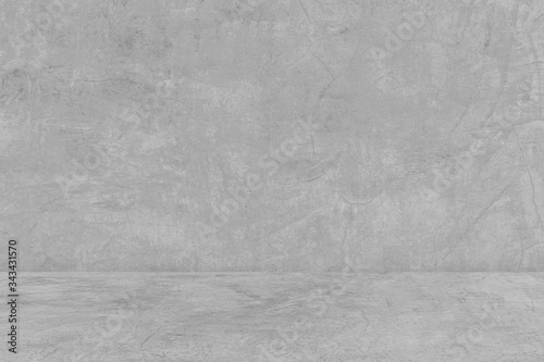 Perspective concrete room texture background for interior design, buildings, websites or loft office style.