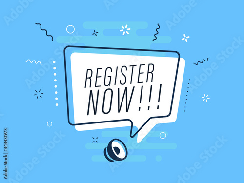 Register now
