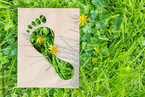 Obraz na plátne Human impact on nature, ecology, protection of natural environment, earth day concept