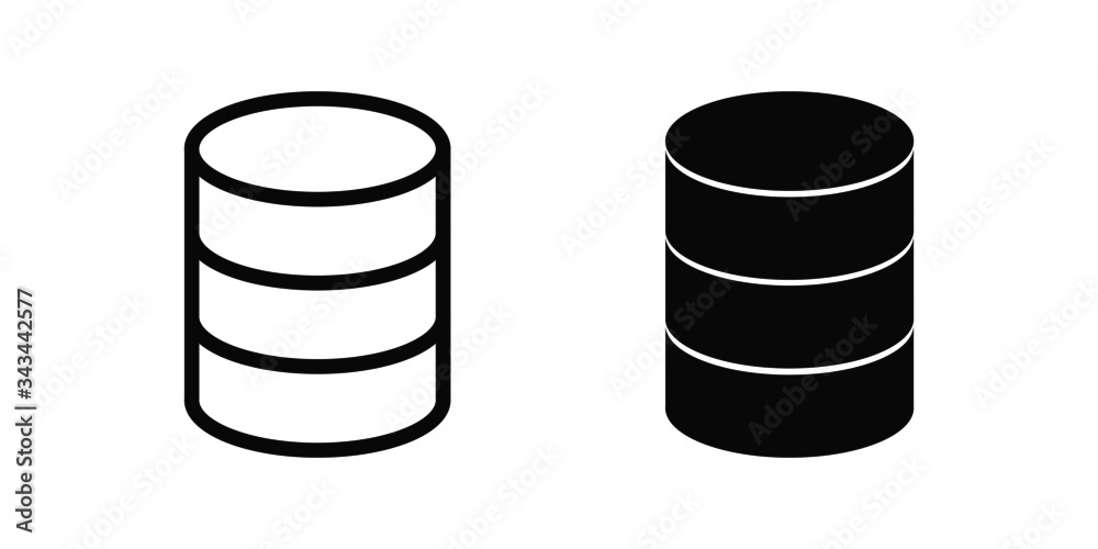 database symbol vector illustration. server connection icon database symbol vector illustration. server connection icon