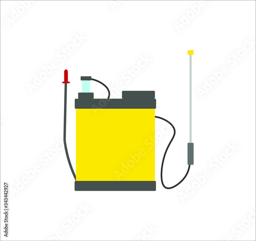 garden sprayer. illustration for web and mobile design.