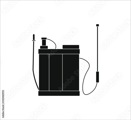 garden sprayer. illustration for web and mobile design.