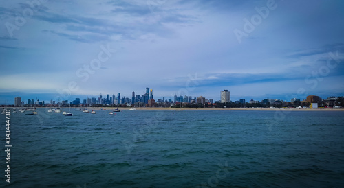 Melbourne city CBD skyline