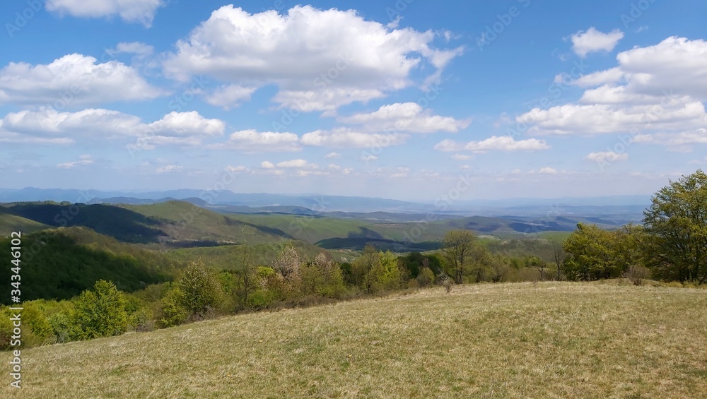 Naklejka premium panorama of the mountains