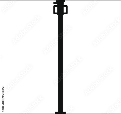 bricklayer prop. illustration for web and mobile design.