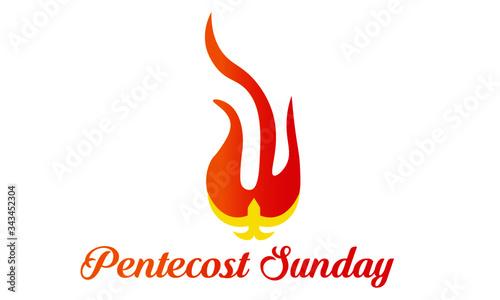 Pentecost Special Quote, Typography for print or use as poster, card, flyer or T Shirt 
