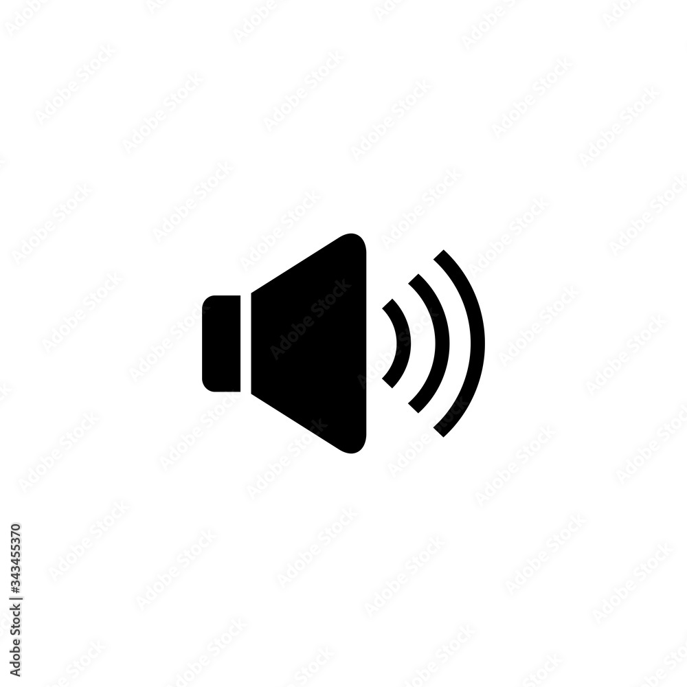 Speaker icon vector. Audio speaker symbol vector design Speaker icon vector. Audio speaker symbol vector design