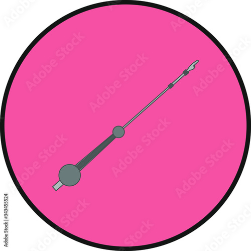 A yad is a Jewish ritual pointer, popularly known as a Torah pointer. illustration for web and mobile design.