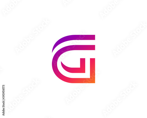Letter G logo icon design template elements