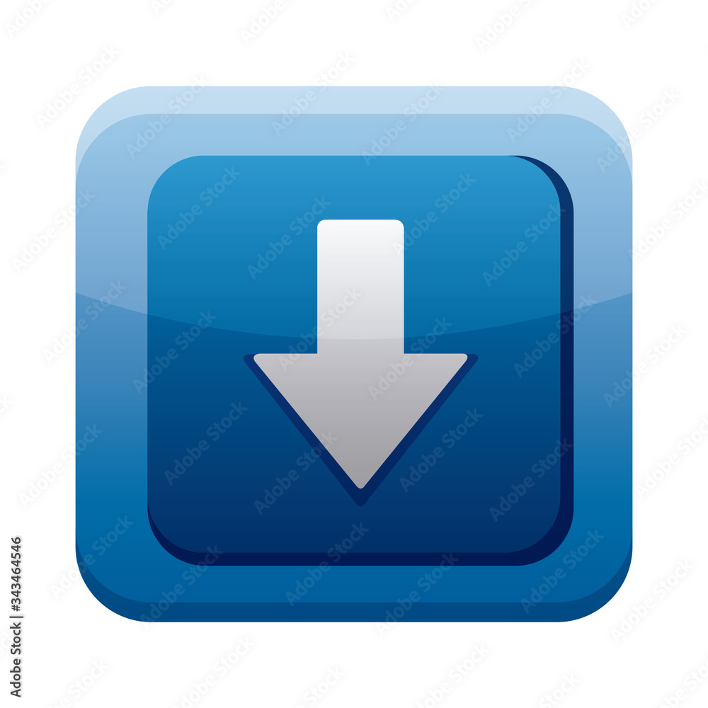arrow download app button menu isolated icon arrow download app button menu isolated icon