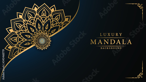 Mandala design for Wedding card, book cover.