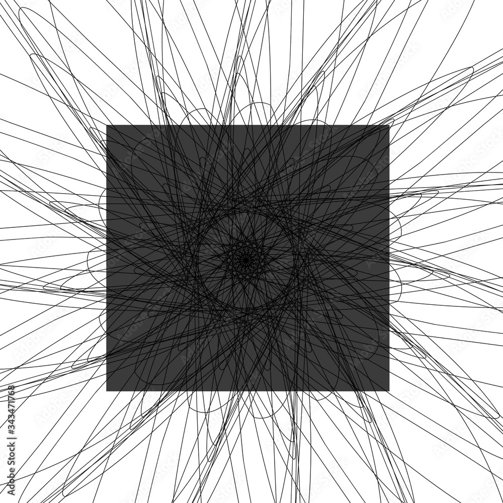 Obraz premium Titel titelleiste einband umschlag cover Visitenkarte rahmen hintergrund ticket sticker karte flyer plakat schild geometrisch spirale kreis netz psychedelisch klar edel 