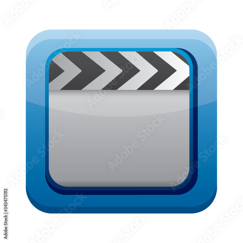 clapper app button menu icon