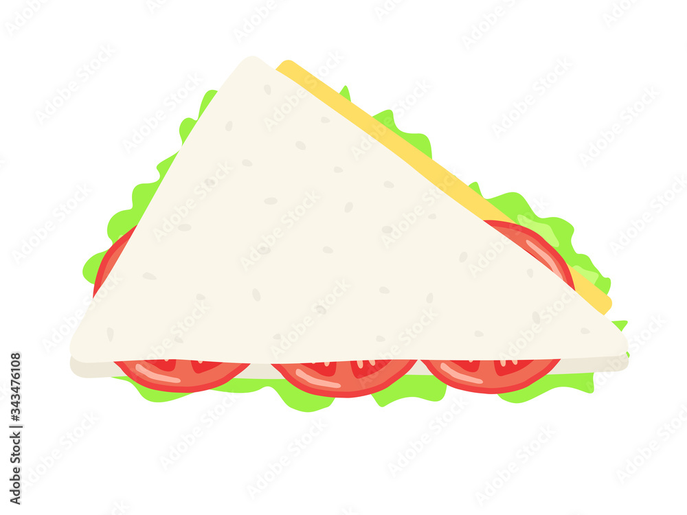 サンドイッチのイラスト Stock Vector Adobe Stock