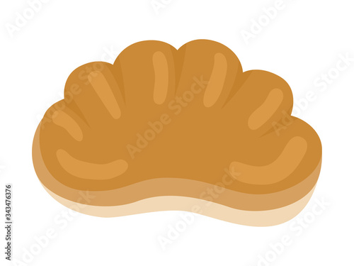 クリームパンのイラスト