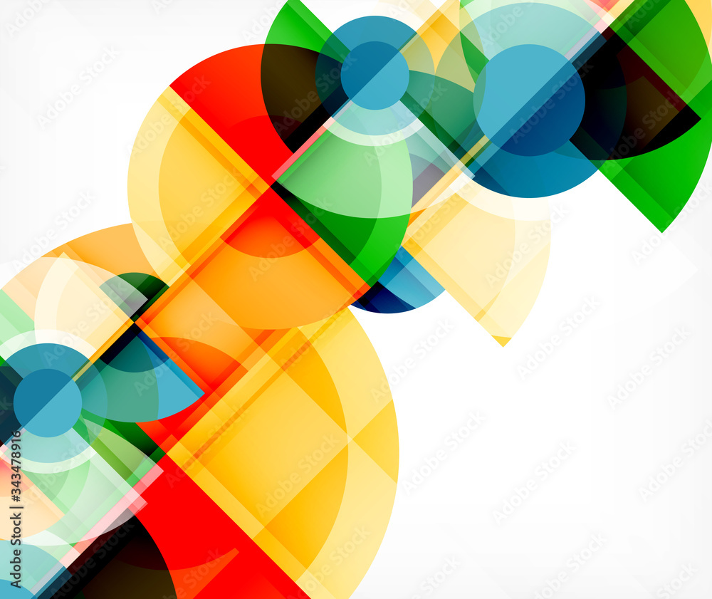 Abstract background, circle and triangle design round shapes overlapping. Geometric trendy template. Vector Illustration For Wallpaper, Banner, Background, Card, Book Illustration, landing page Abstract background, circle and triangle design round shapes overlapping. Geometric trendy template. Vector Illustration For Wallpaper, Banner, Background, Card, Book Illustration, landing page